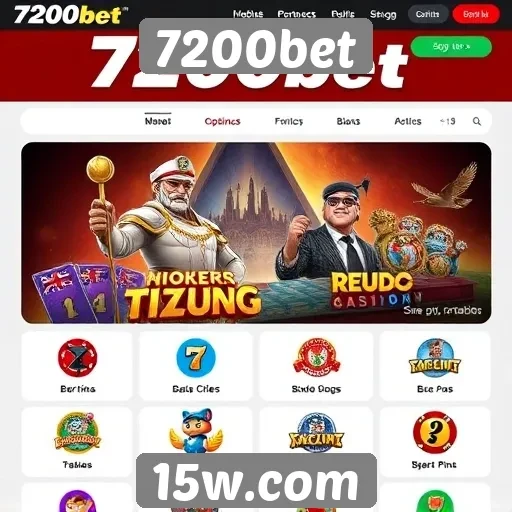 Opções de jogos disponíveis em 7200bet