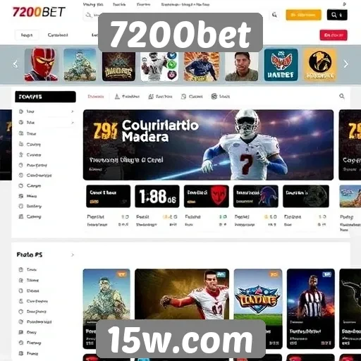 Atualizações recentes no design do site 7200bet